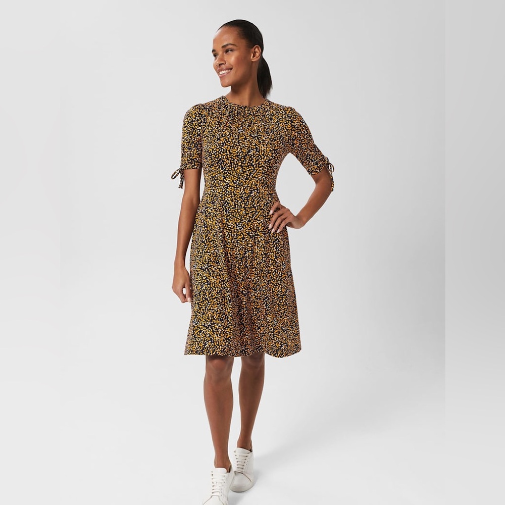 Hobbs Fit & Flare Samantha Jersey Dress, size 16